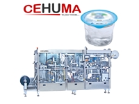 Hochwertige Standard-Thermoform-Becher-Wasser- und Saftfüll- und Verschließmaschine - 0