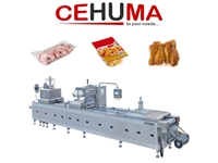 Best Standard Thermoform Vacuum / Modified Atmosphere (Map) Machine For Chicken & Poultry Product - 0