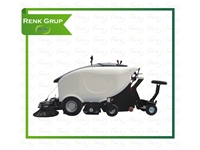 220 Lt Trash Capacity Lithium Battery Powered Street Sweeper - 5