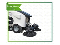 220 Lt Trash Capacity Lithium Battery Powered Street Sweeper - 6