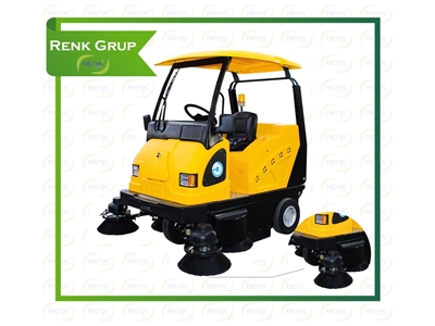 180 Lt Çöp Kapasiteli Elektrikli Yol Süpürme Aracı - 4