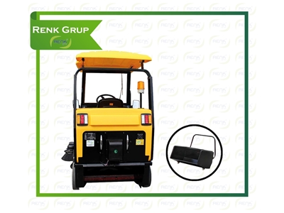 180 Lt Çöp Kapasiteli Elektrikli Yol Süpürme Aracı - 8