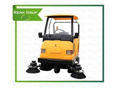 180 Lt Çöp Kapasiteli Elektrikli Yol Süpürme Aracı - 0
