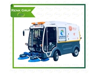 1300 Liter Garbage Capacity Battery Powered Street Sweeper - 4