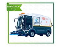 1300 Liter Garbage Capacity Battery Powered Street Sweeper - 7