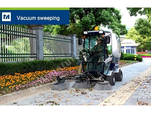 300 Kg Trash Capacity Vacuum Diesel Road Sweeper