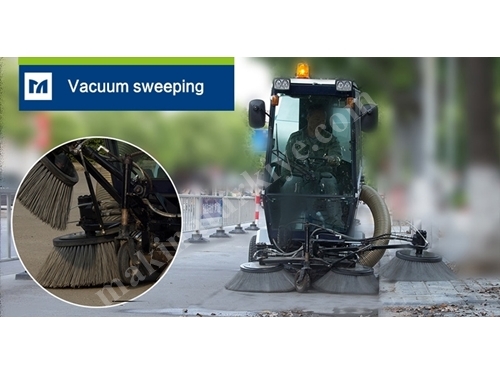 300 Kg Garbage Capacity Vacuum Diesel Road Sweeper