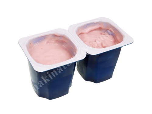 Machine de remplissage et de scellage thermoformé (yaourt aux fruits)