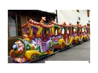 3 Wagon 14 Person Amusement Park Train - 0