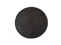 10 Pcs Round Black Rubber Mat For Gsm Round Fabric Cutter Board