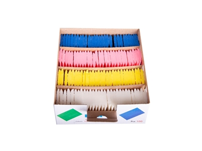 100 Stk. bunte dampflöschbare Stoffmarker - 1