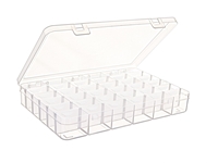 36 Grids Transparent Plastic Organizer With Adjustable Dividers - 2