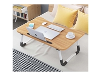 Bamboo Color Portable Laptop Desk Multifunctional - 2