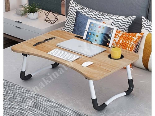 Bamboo Color Portable Laptop Desk Multifunctional