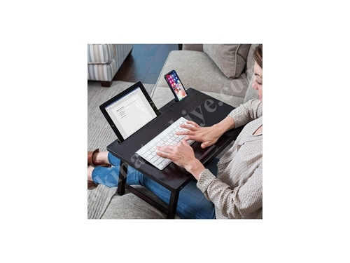 Hodbehod Verstellbarer Kippbarer Klappbarer Holztragbarer Tablet-Laptop-Tisch