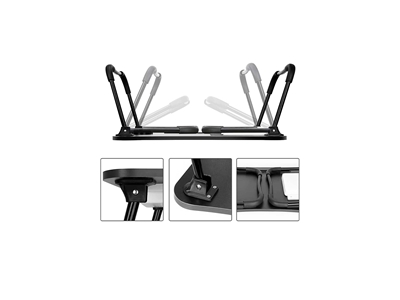 Folding Multi-Purpose Laptop Stand with Black Legs
 - 2
