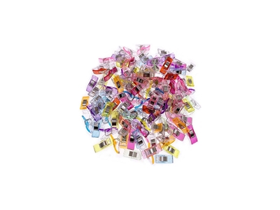 Pincettes en papier pour couture, broderie et tissage Hodbehod, clip en plastique avec loquet 60 - 1