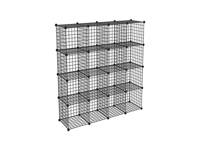 Organisateur portable modulaire multi-usage en métal avec 16 compartiments - 1
