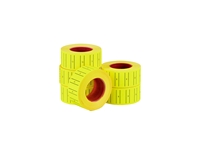 Bright Yellow Color Label 24 Rolls For The Price Labeling Machine - 0