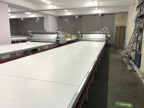 Hava Üflemeli Kumaş Pastal Serim Makinası