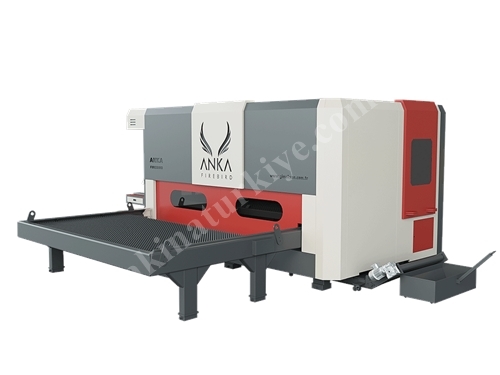 1000x1500x62 mm Endüstriyel Fiber Lazer Kesim Makinası