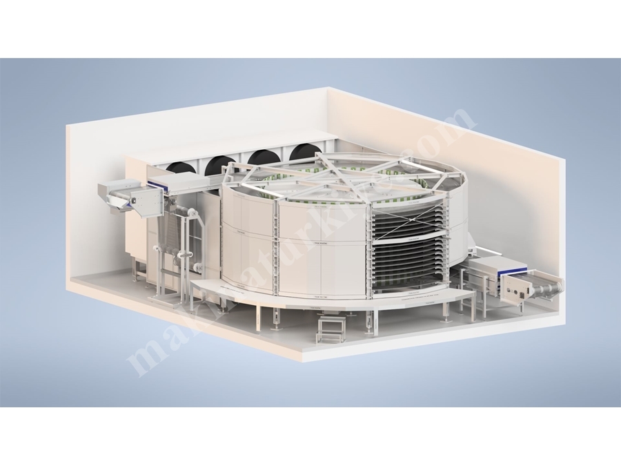 Spiral Cooler Hızlı Gıda Soğutma Makinası