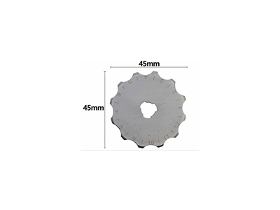 45 Mm 10 Piece Round Blade Disc Spare Blade Set
 - 2