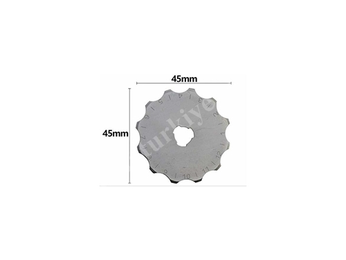Набор запасных лезвий İşkur Machina с круглым диском на 10 штук, диаметром 45 мм