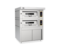 2-Compartment Electric Convection Oven with Ceramic Base - 0