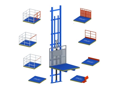 100-15000 Kg Tek Kolon Bina İçi Yük Asansörü - 1