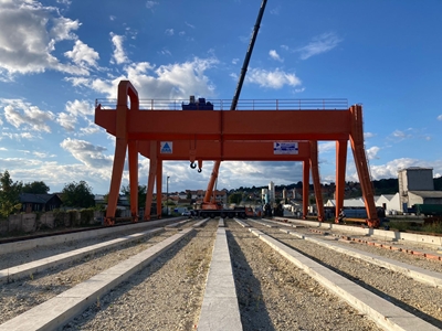 Grue portique monopoutre 70 tonnes - 5