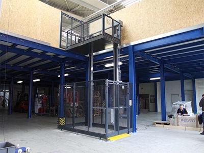 100-1500 Kg Çift Kolon Dış Cephe Asansörü - 1