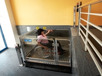 Гидравлический инвалидный лифт с ножницами - 4