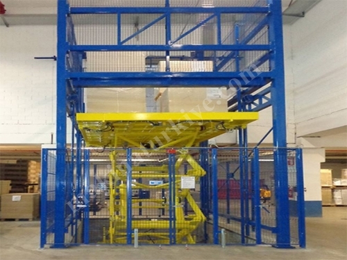 Грузовой платформенный лифт с множественными шарнирами, 250 кг - 250 т