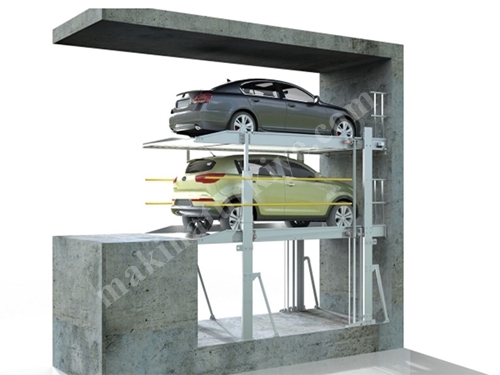 Ascenseur pour voitures à étages hydraulique de 3200 kg