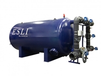 Horizontal Steel Tank Surface Piped Sand Filtered Water Treatment Systems - 1