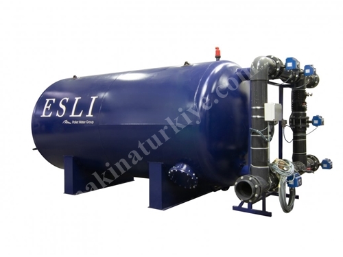 Horizontal Steel Tank Surface Piped Sand Filtered Water Treatment Systems
