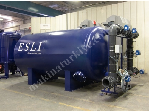 Horizontal Steel Tank Surface Piped Sand Filtered Water Treatment Systems