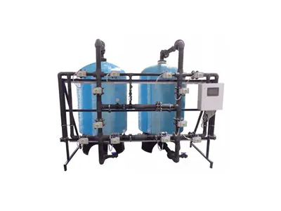 Frp Tank Surface Piped Tandem Water Softening System