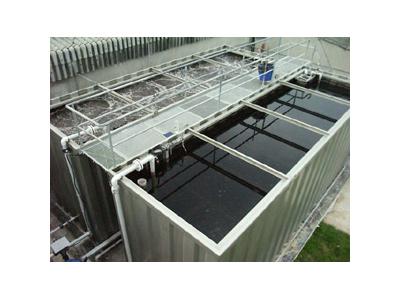 Station d'épuration des eaux usées domestiques en béton armé biologique - 0
