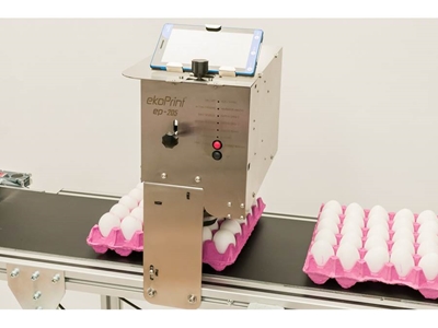 4 Lines 5 Printhead Inkjet Egg Coding Machine - 2