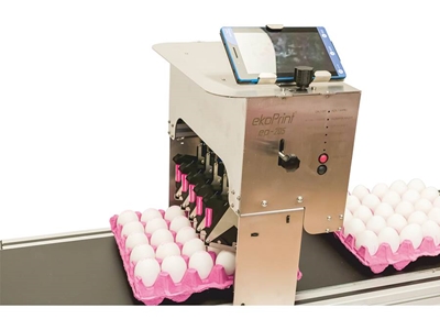 4 Lines 5 Printhead Inkjet Egg Coding Machine - 0