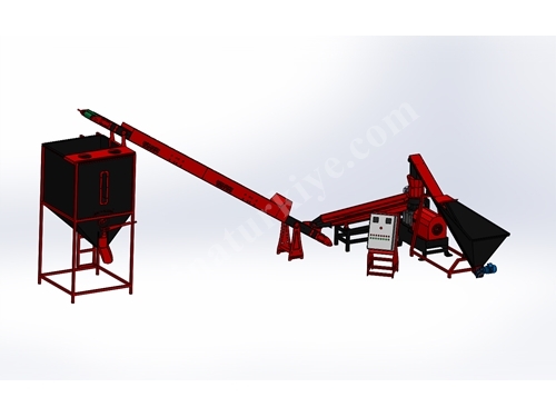 Saatte 400 / 600 Kg Pelet YemTesisi 