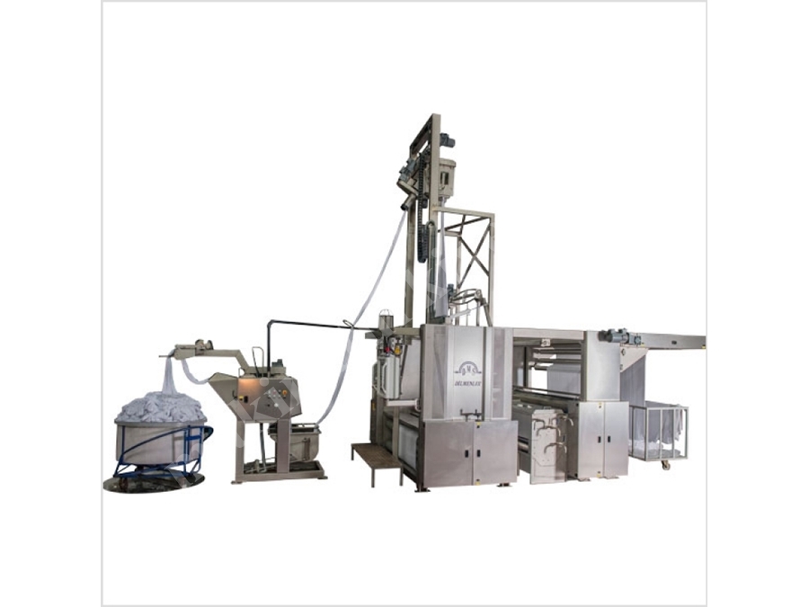 DIL-CUT Open Width Slitting & Squeezing Machine With 1 Foulard