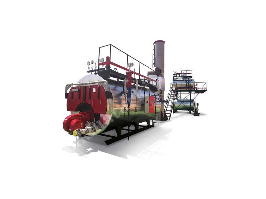 3600 Kg / Saat Sıvı Gaz Yakıtlı Kızgın Su Ve Buhar Kazanı