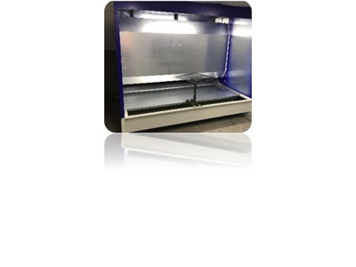 1570x2200x1900 mm Su Perdeli Yaş Boya Kabini  - 5