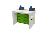 KFK-2500 Dry Filtered Wet Paint Water-Based Paint Booth - 0