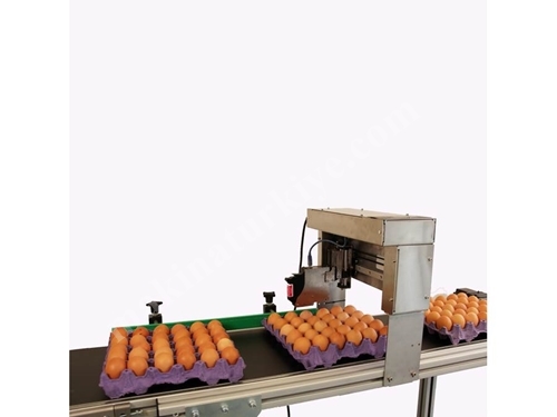 4 Satır 1 Yazdırma Kafalı İnkjet Yumurta Kodlama Makinası