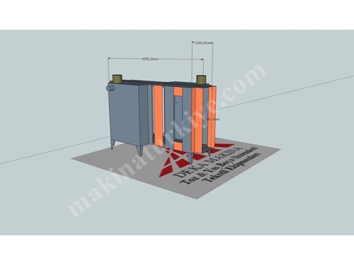 İkiz Tip Elektrostatik Toz Boya Kabini
