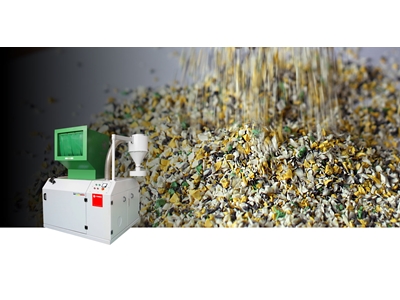 400X290 Mm Ses İzolasyonlu Plastik Kırma Makinası - 0